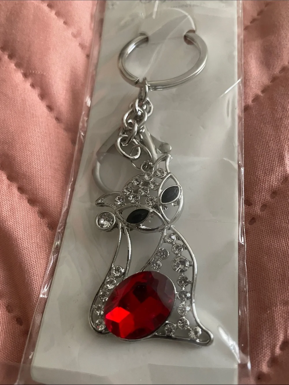 Crystal Collection Cat & Pretty Collection OWL Keychain-Charm NEW